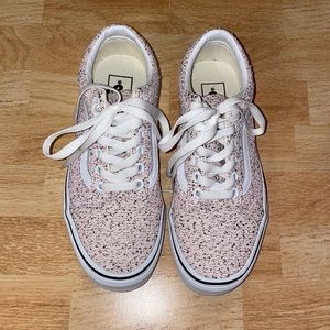 Pink Textured Vans